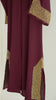 Korean Zoom Madha Mini Wine Red Abaya