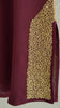 Korean Zoom Madha Mini Wine Red Abaya