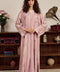 Malkara Dusty Purple Abaya