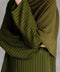 Mallawi Olive Green Abaya