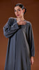 Korean Nidha Mamzar Persian Violet Abaya