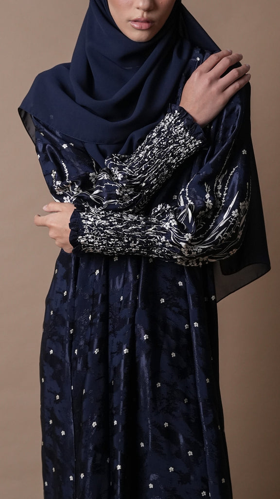 Jacquard Marsa Dark Blue Dress