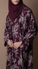 Jacquard Masafi Burgundy Dress