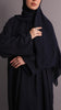 Korean Chiffon Massawa Midnight Blue Dress
