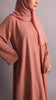 Korean Chiffon Massawa Salmon Pink Dress