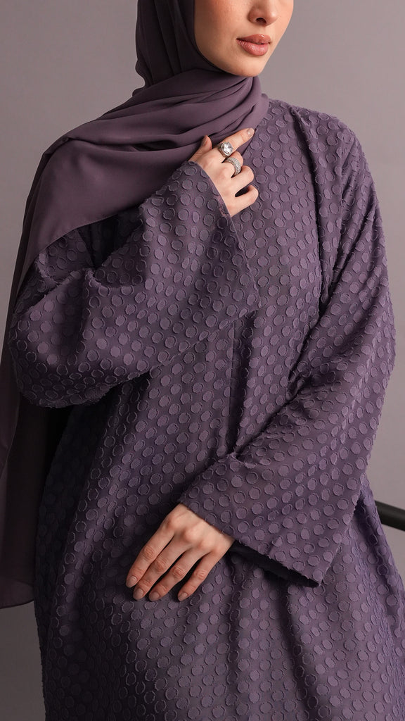 Korean Chiffon Massawa Vintage Lavender Dress