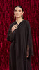 Korean Nidha Mila Charcoal Abaya