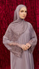 Korean Nidha Mila Pink Mauve Abaya