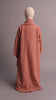Korean Chiffon Massawa Mini Salmon Pink Dress