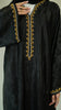 Rose Crepe Miraya Obsidian Gold Abaya