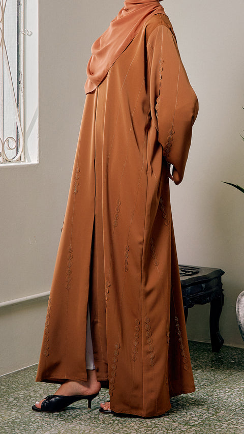 Mirbat Golden Brown Abaya