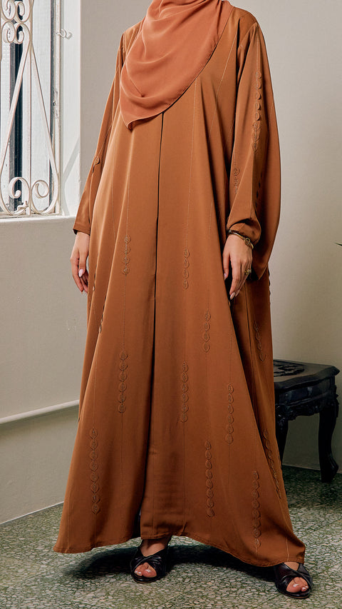 Mirbat Golden Brown Abaya