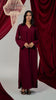 Italian Crepe Morocco Maroon Dress