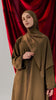 Italian Crepe Morocco Olive Dress