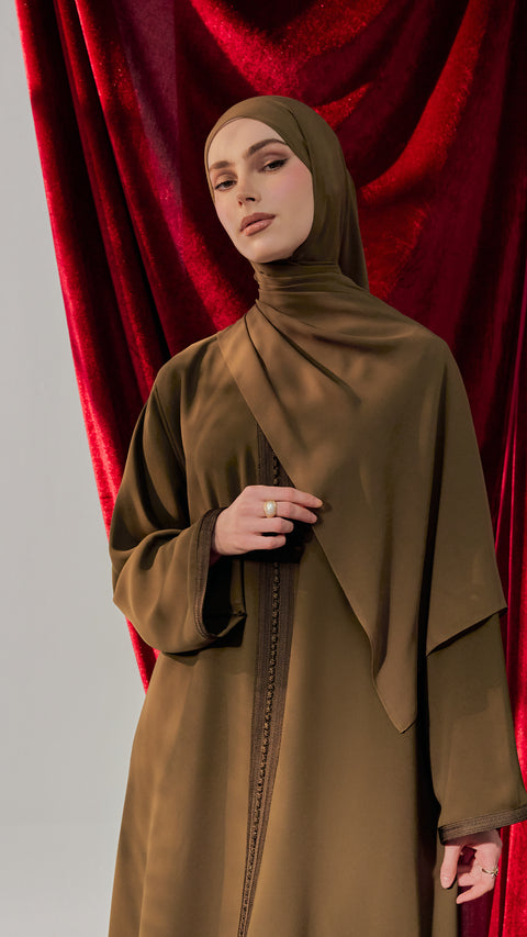 Morocco Olive Dress