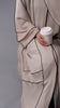 Korean Zoom Muscat Ecru Abaya