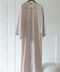 Korean Zoom Nahda Almond Milk Abaya
