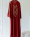 Korean Zoom Najran Brick Orange Abaya