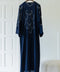 Korean Zoom Najran Dark Blue Abaya