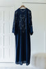 Korean Zoom Najran Dark Blue Abaya