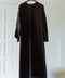 Korean Zoom Najran Dark Chocolate Abaya