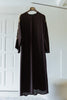Korean Zoom Najran Dark Chocolate Abaya