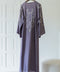 Korean Zoom Najran Dusty Purple Abaya