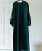 Korean Zoom Najran Emerald Green Abaya