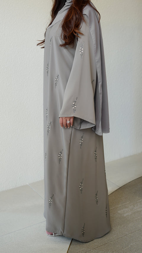 Nashwa Charcoal Abaya