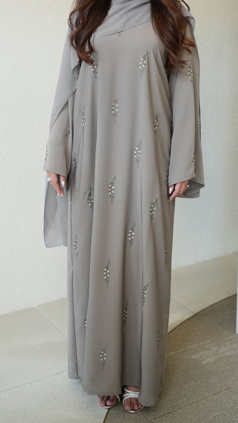 Nashwa Charcoal Abaya