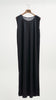Lurex Jersey Nour Black Sleeveless Dress