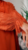 Korean Nidha Nadine Brick Orange Abaya