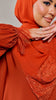 Korean Nidha Nadine Brick Orange Abaya