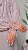 Nadine Crystal Pink Abaya