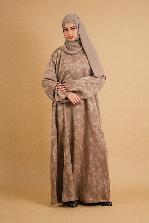 Nahwa Light Brown Abaya
