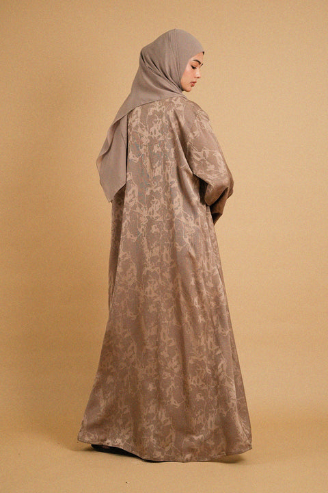 Nahwa Light Brown Abaya