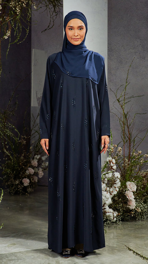 Nashwa Midnight Blue Abaya