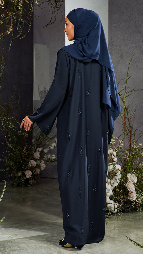 Nashwa Midnight Blue Abaya