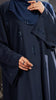 Korean Nidha Nashwa Midnight Blue Abaya