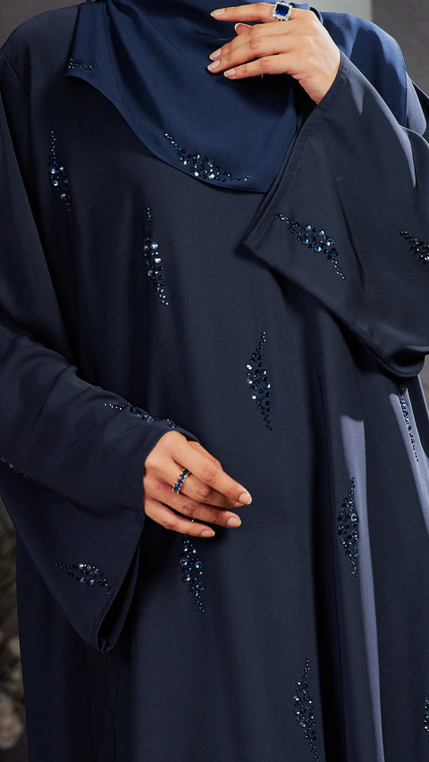 Nashwa Midnight Blue Abaya