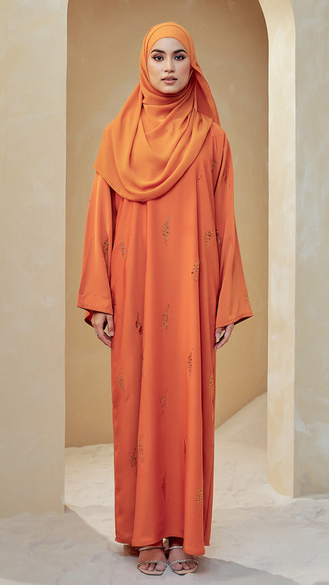 Nashwa Tangerine Abaya