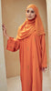 Korean Nidha Nashwa Tangerine Abaya