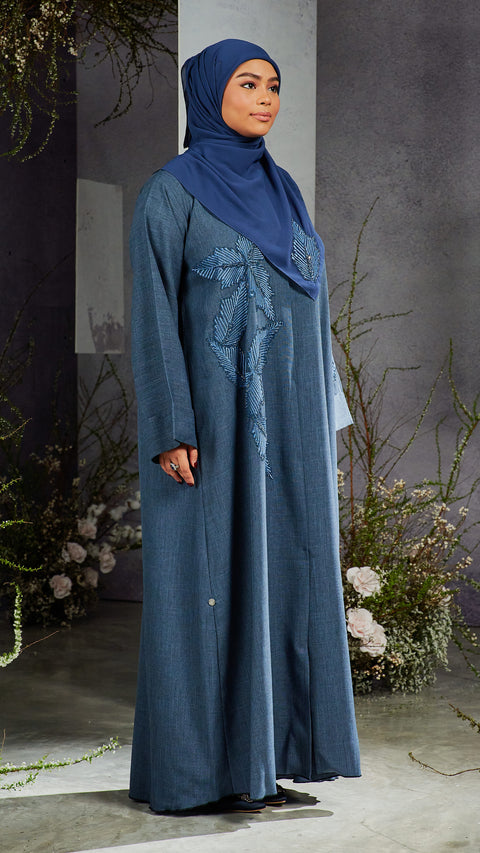 Nawal Blue Jeans Abaya