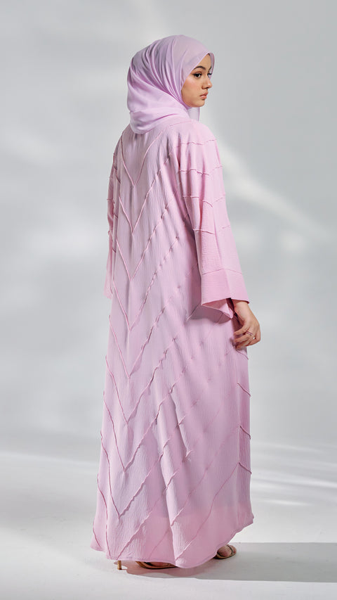 Nia Baby Pink Abaya