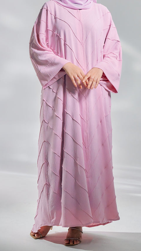 Nia Baby Pink Abaya