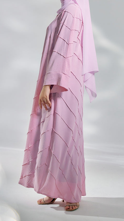 Nia Baby Pink Abaya