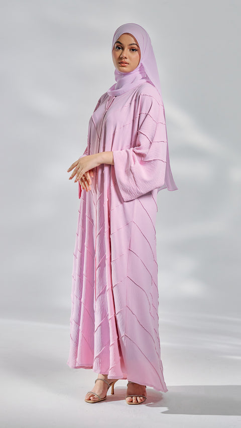 Nia Baby Pink Abaya