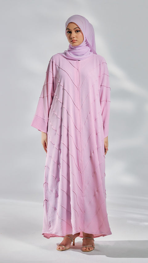 Nia Baby Pink Abaya