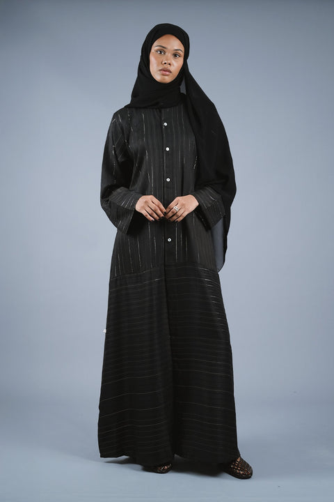 Niasar Black Abaya