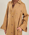Sinai Embroidered Linen Dress in Brown